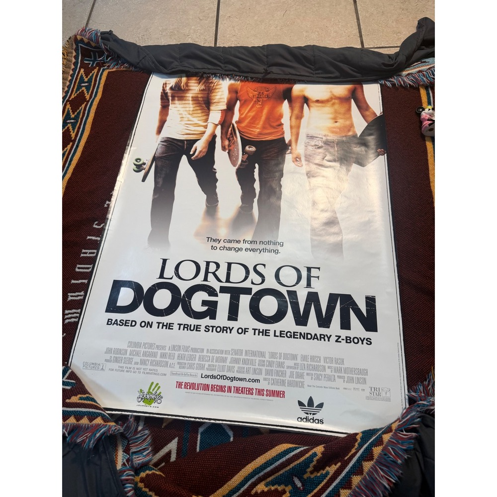 Lords of Dogtown Movie Poster 2005 Original Z-Boys Skateboard Adidas Journeys